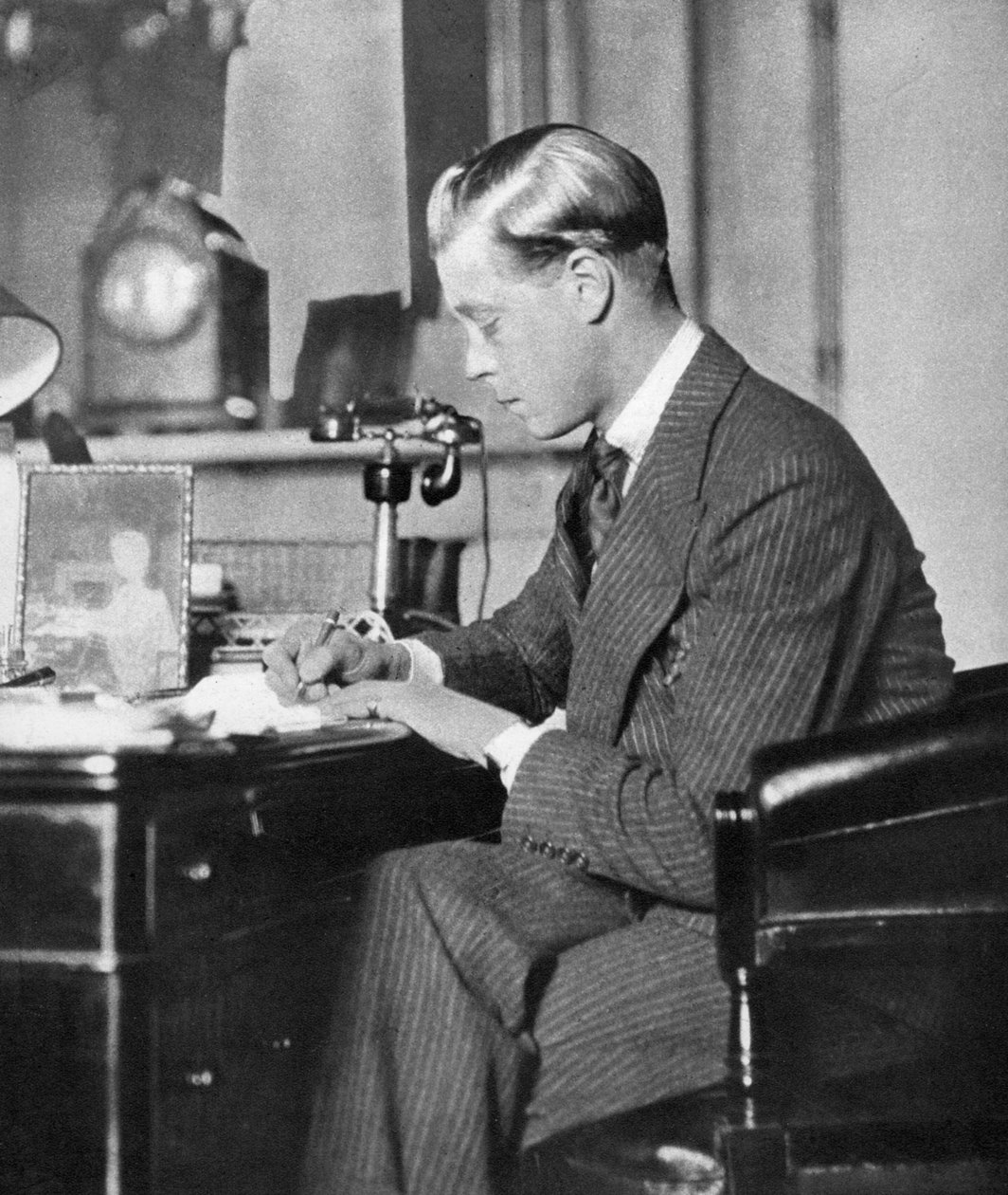 Kuningas Edward VIII työssä, 1936 tekijältä Unbekannt