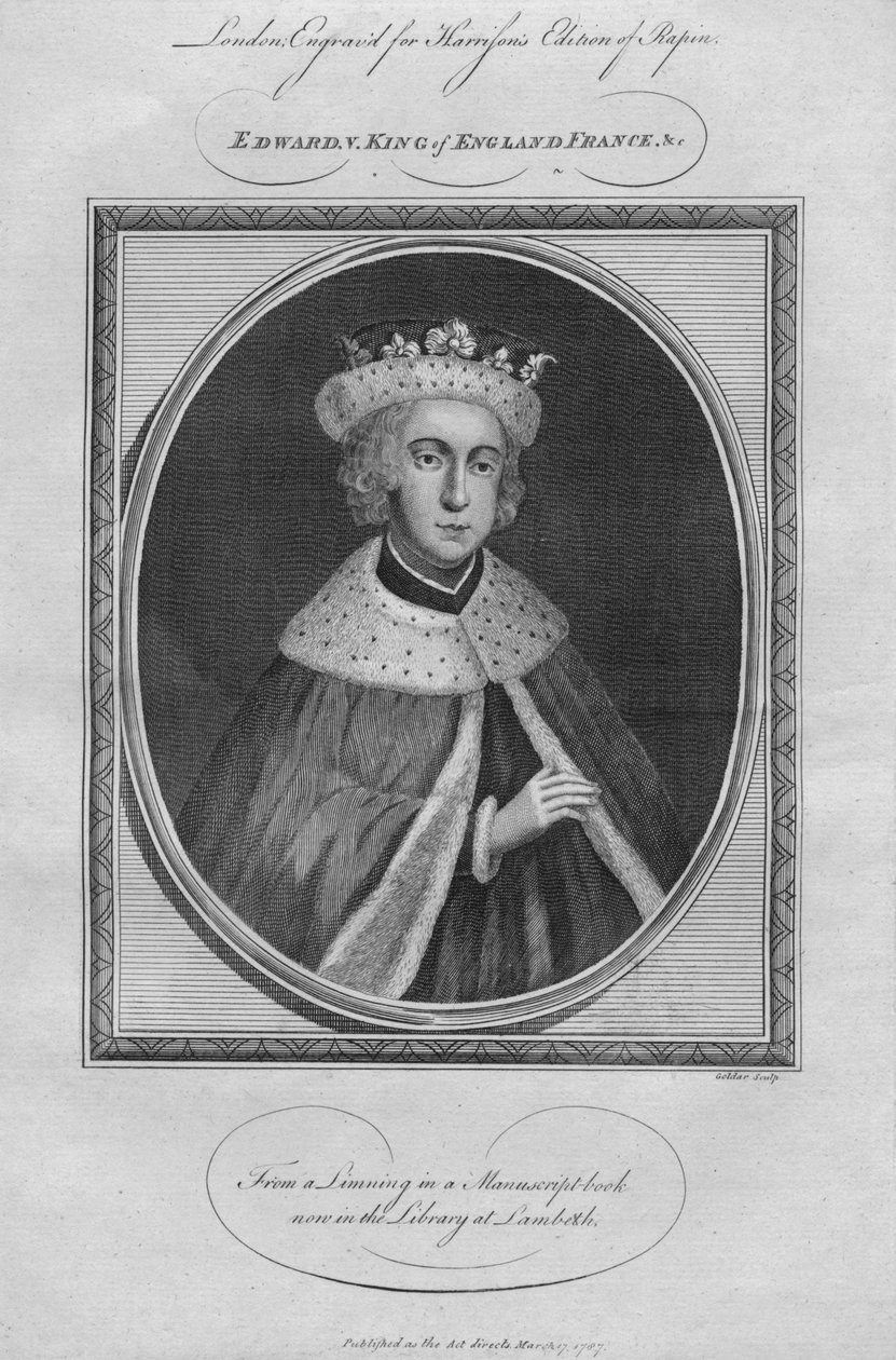 Kuningas Edward V, 1787. tekijältä Unbekannt