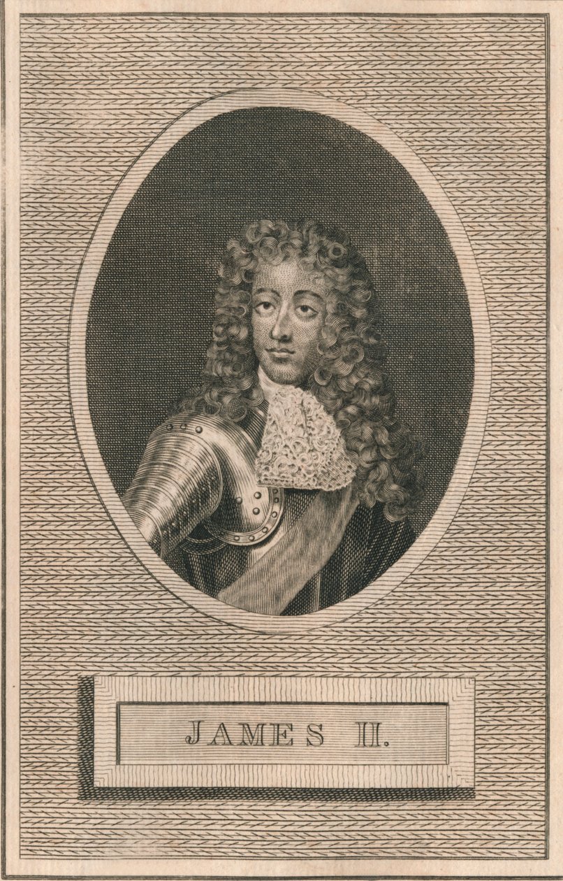 Kuningas Jaakob II, 1793 tekijältä Unbekannt
