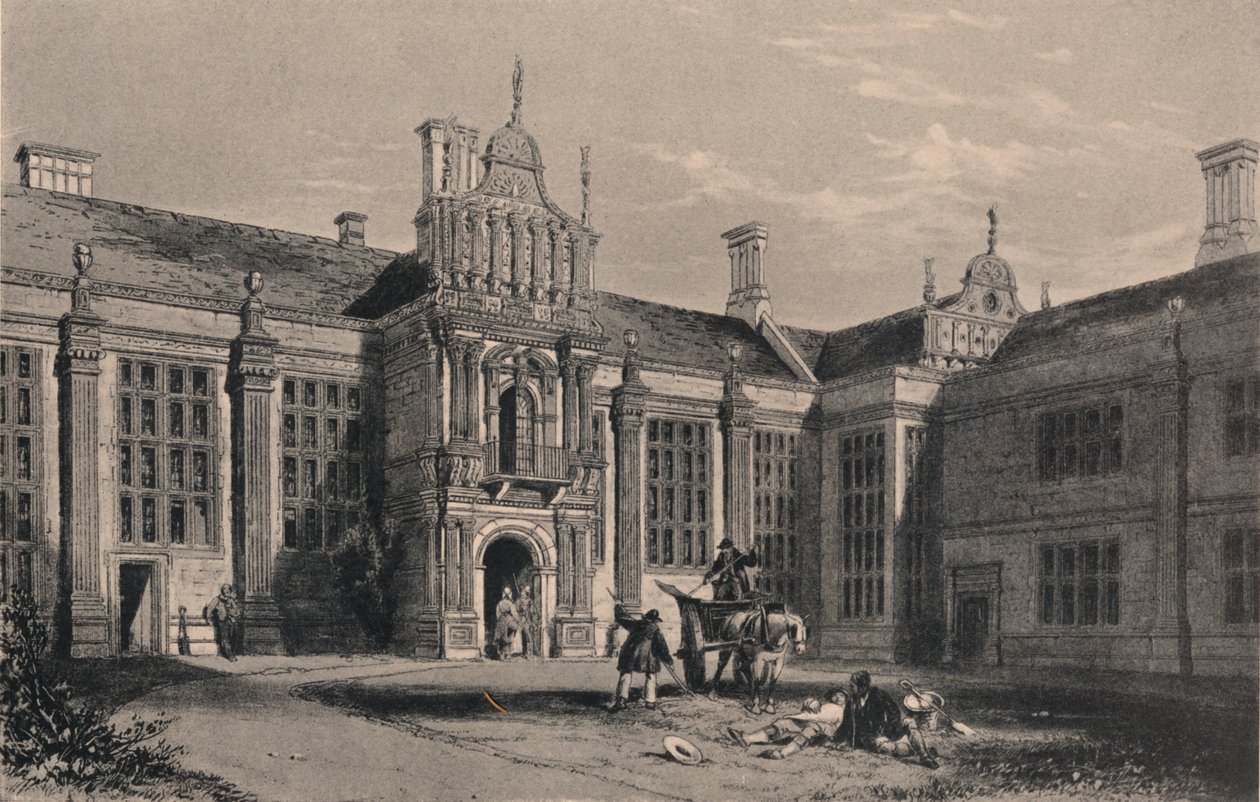 Kirby Hall, Northamptonshire, 1915 tekijältä Unbekannt