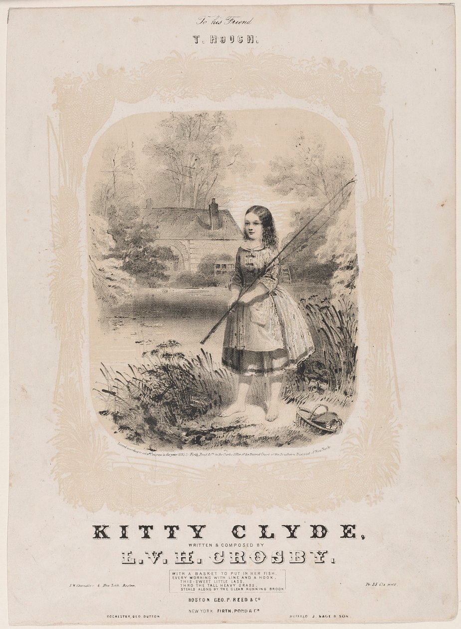 Kitty Clyde, 1854. tekijältä Unbekannt