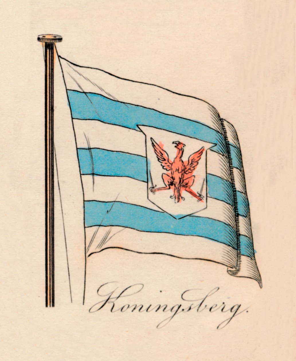 Koningsberg, 1838 tekijältä Unbekannt