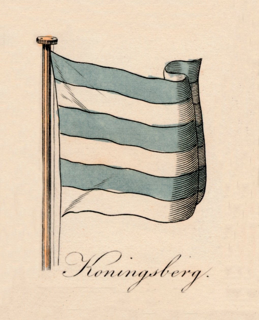 Koningsberg, 1838 tekijältä Unbekannt