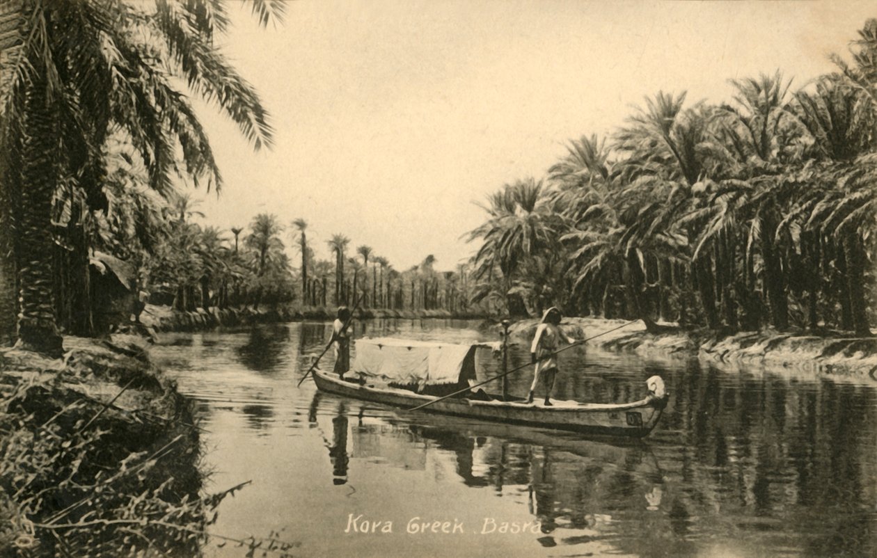 Kora Creek, Basra, c1918-c1939. tekijältä Unbekannt