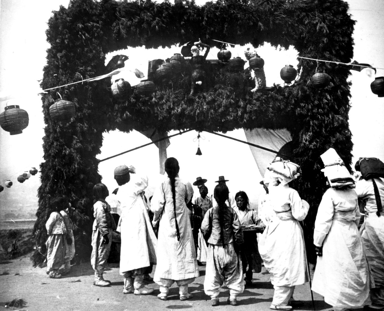 Korealaiset lapset, 1900 tekijältä Unbekannt