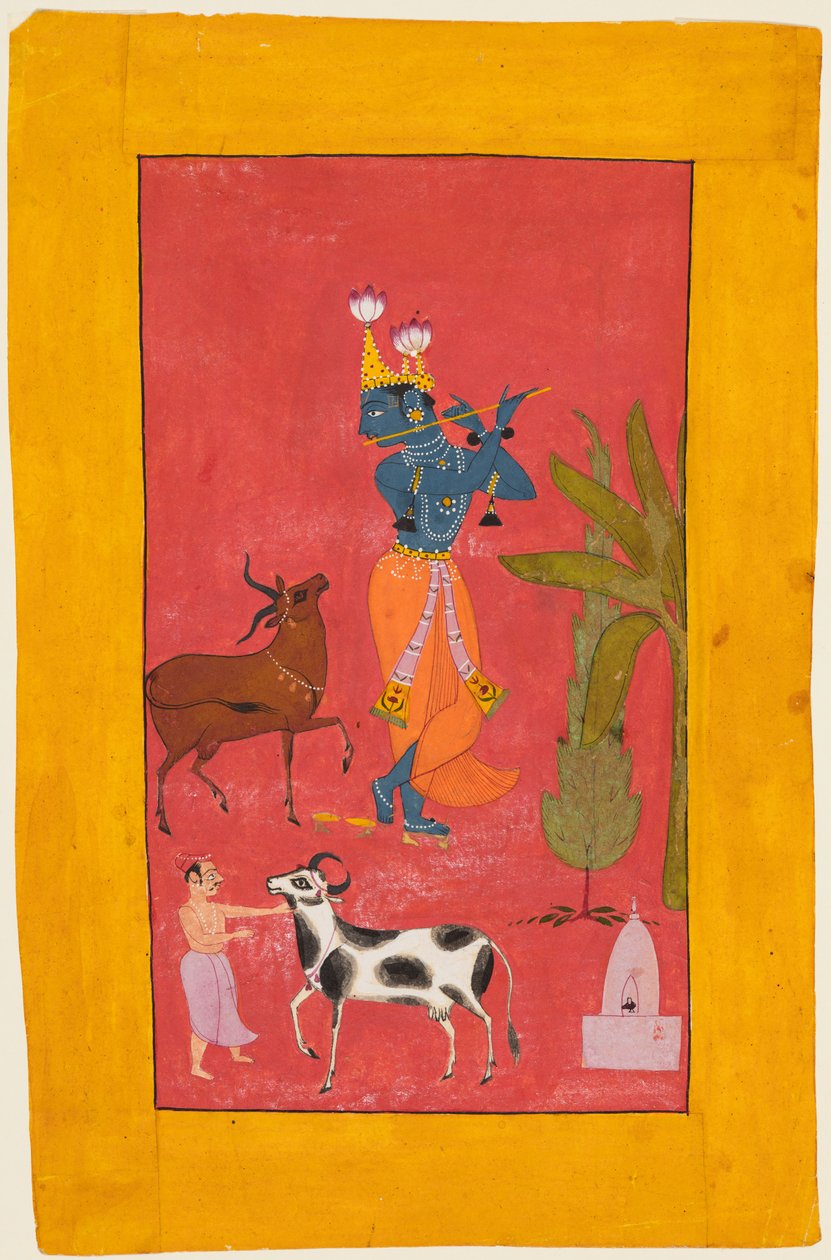 Krishna Fluting, c. 1675-1700. tekijältä Unbekannt