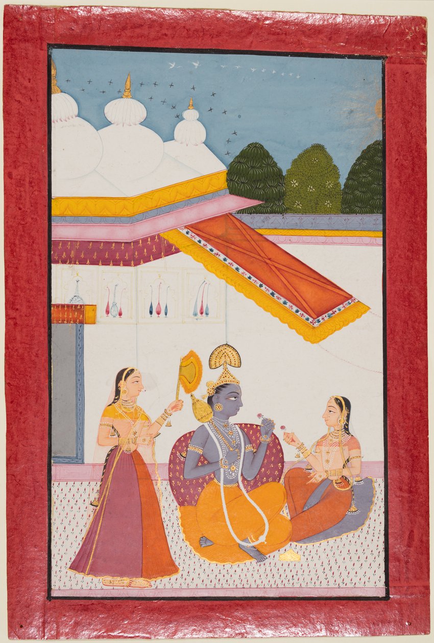 Krishna katoksen alla, n. 1680. tekijältä Unbekannt