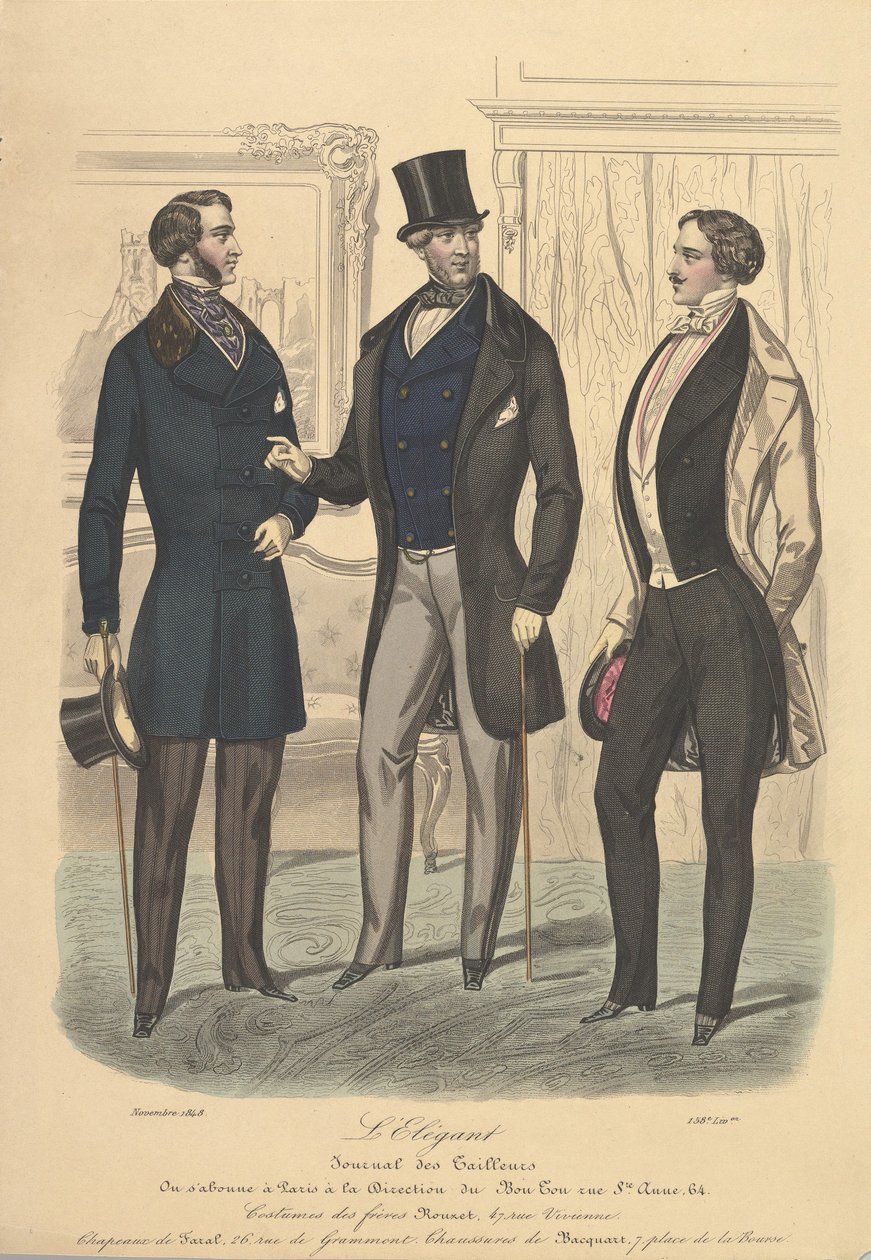 LElegant Journal of Tailorsista, 1848. tekijältä Unbekannt