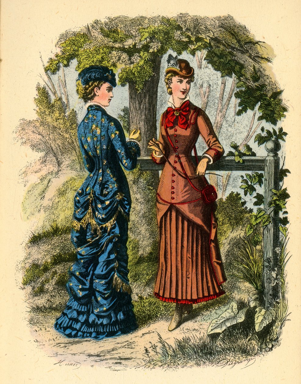 La Mode Illustree, 1880, 1943. tekijältä Unbekannt