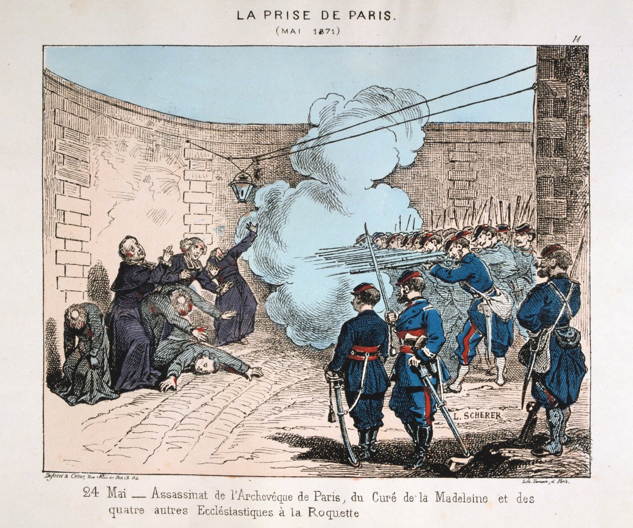 Pariisin valloitus, 24. toukokuuta 1871 tekijältä Unbekannt