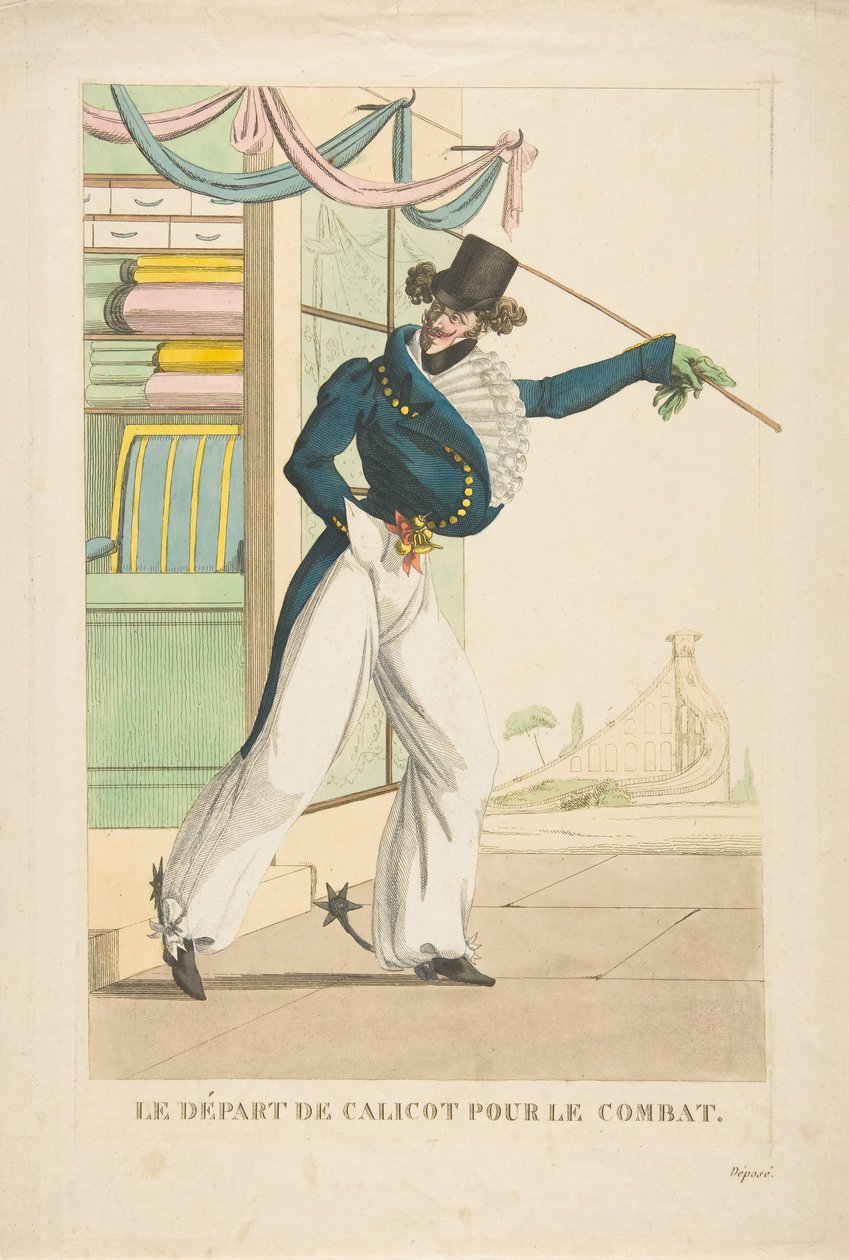 Calicon lähtö taisteluun, 1817-1818. tekijältä Unbekannt