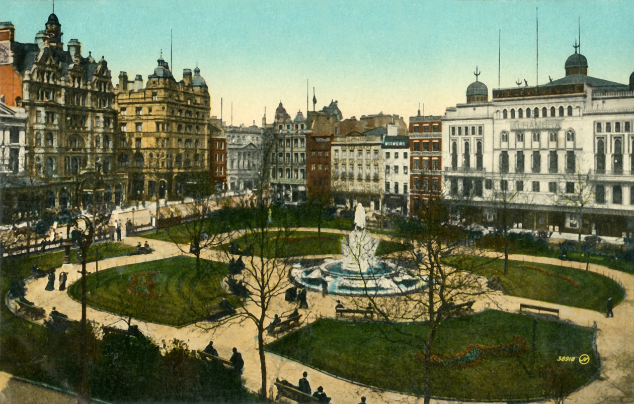 Leicester Square, Lontoo, vuonna 1910. tekijältä Unbekannt