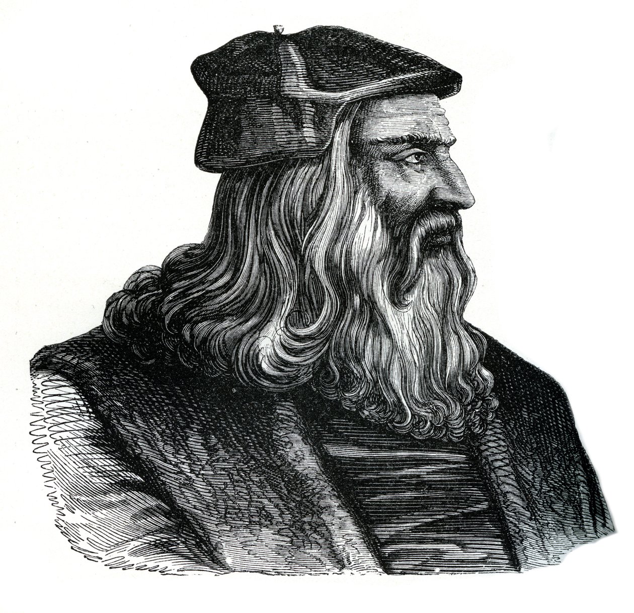 Leonardo da Vinci, 1500-luku, 1870 tekijältä Unbekannt