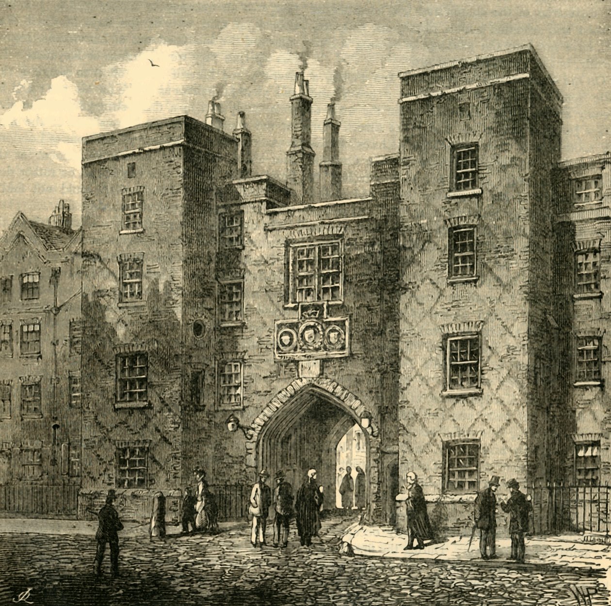 Lincolns Inn Gate, Chancery Lane, 1881. tekijältä Unbekannt