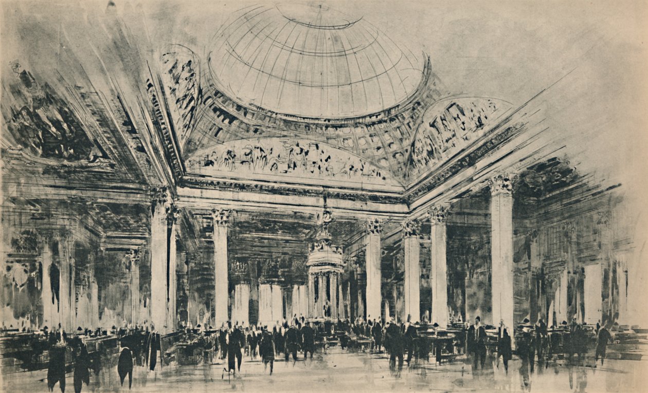 Lloyds New Building: The Underwriting Room, 1928 tekijältä Unbekannt