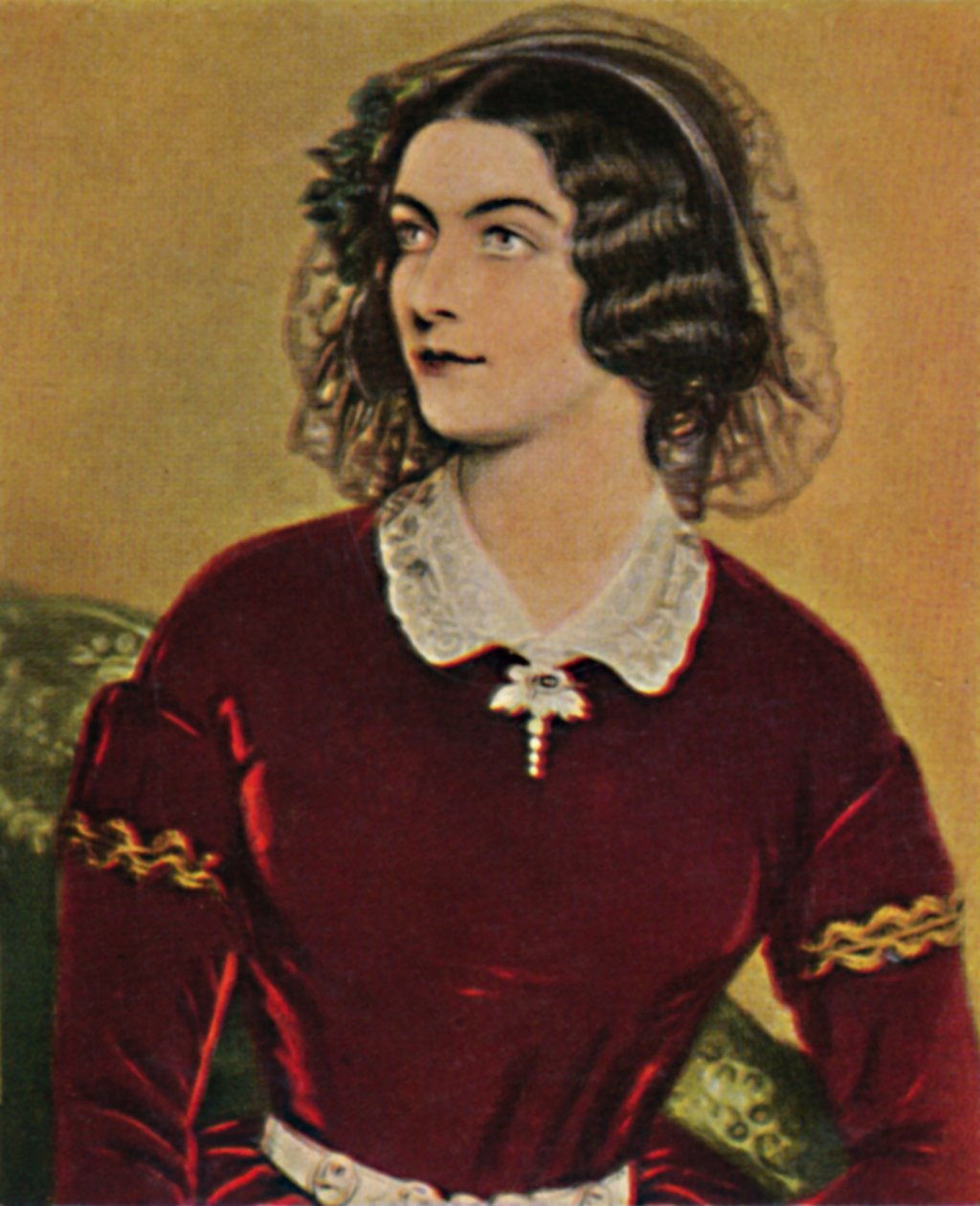 Lola Montez 1818-1861. - Stielerin maalaus, 1934. tekijältä Unbekannt