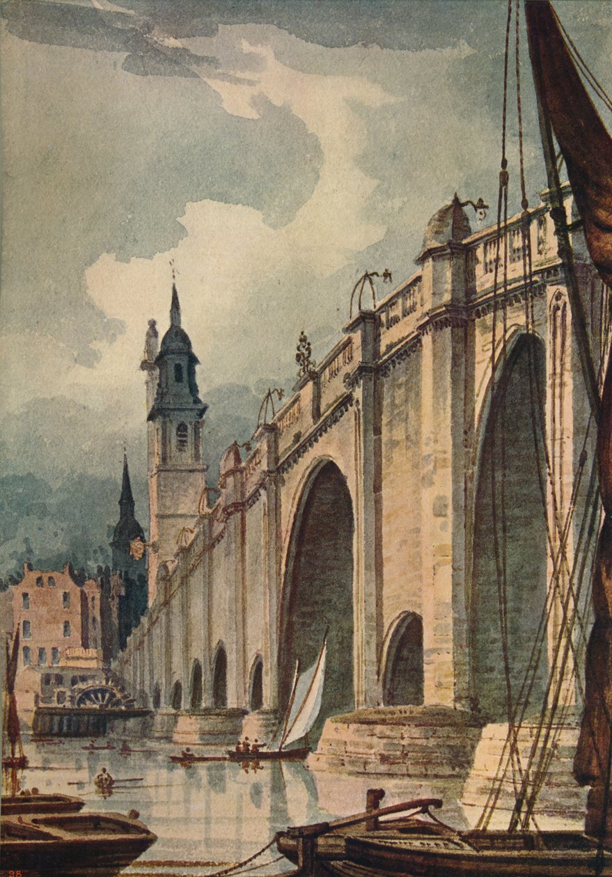 London Bridge, 1893, c1915 tekijältä Unbekannt
