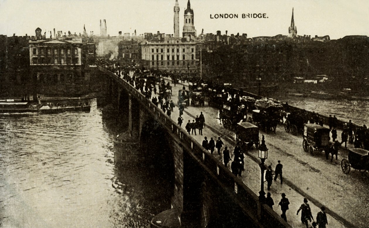 London Bridge, 1800-luvun loppu - 1900-luvun alku. tekijältä Unbekannt