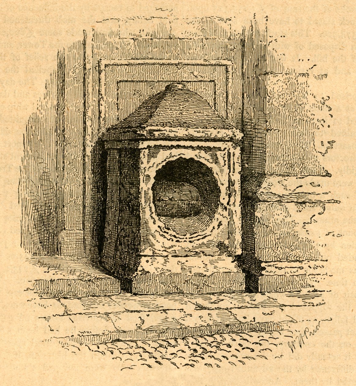 London Stone, 1897. tekijältä Unbekannt