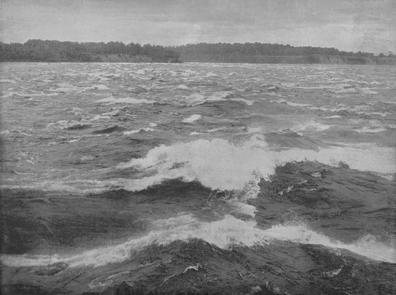 Long Sault Rapids, St. Lawrence-joki, 1897. tekijältä Unbekannt