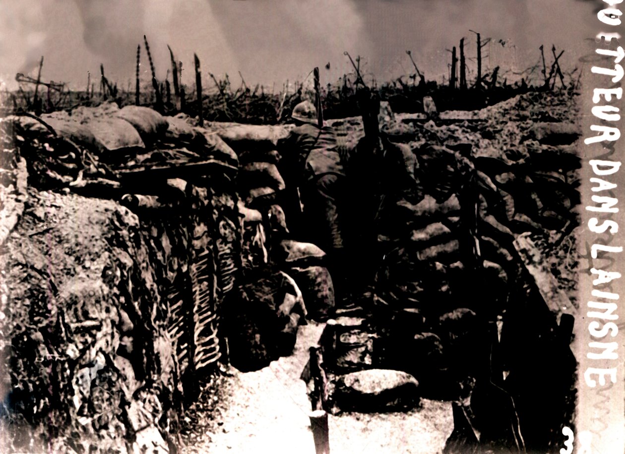 Look-out post, Ranska, c1914-c1918 tekijältä Unbekannt