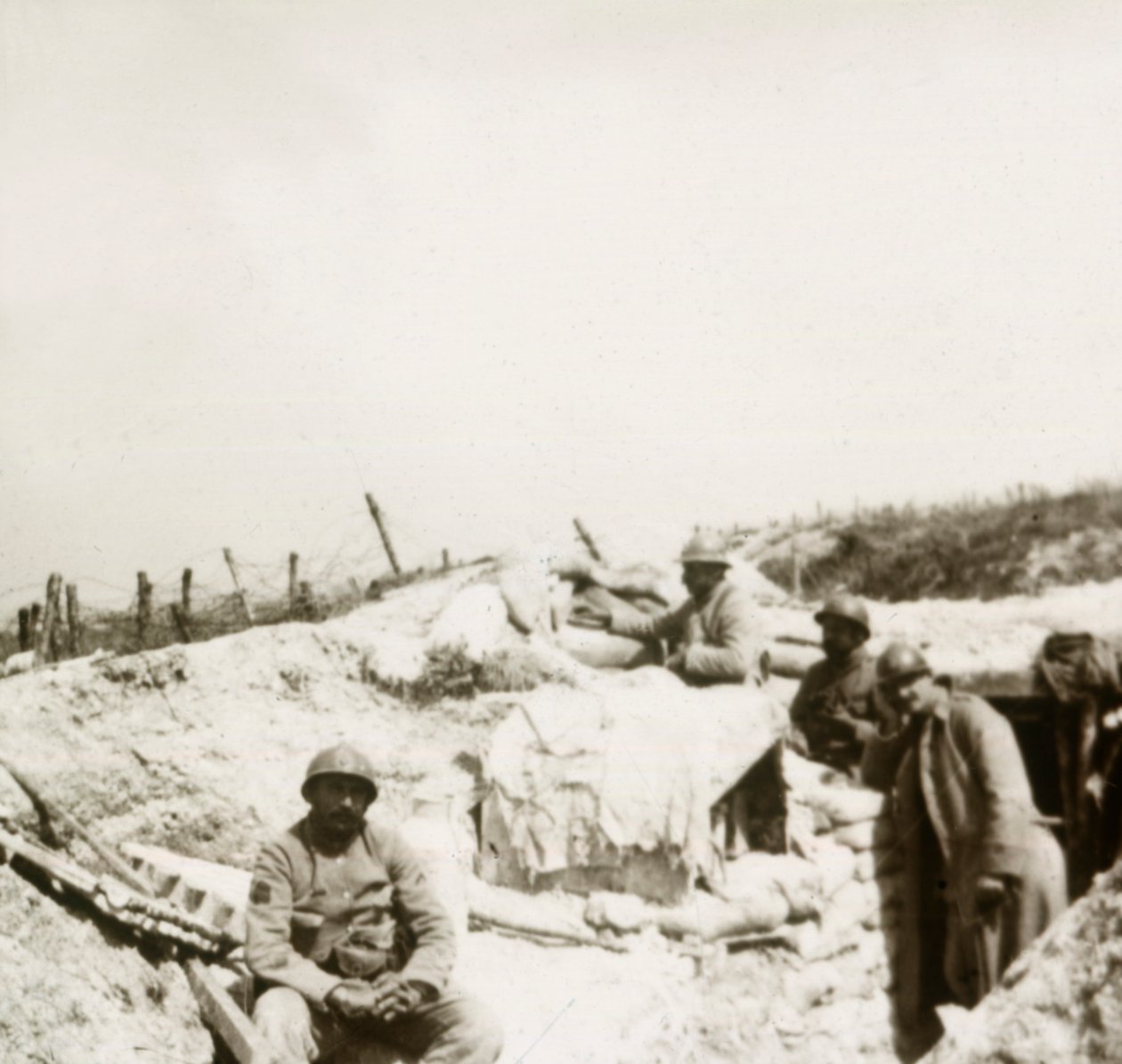Näköalapaikka, Massiges, Pohjois-Ranska, c1914-c1918. tekijältä Unbekannt