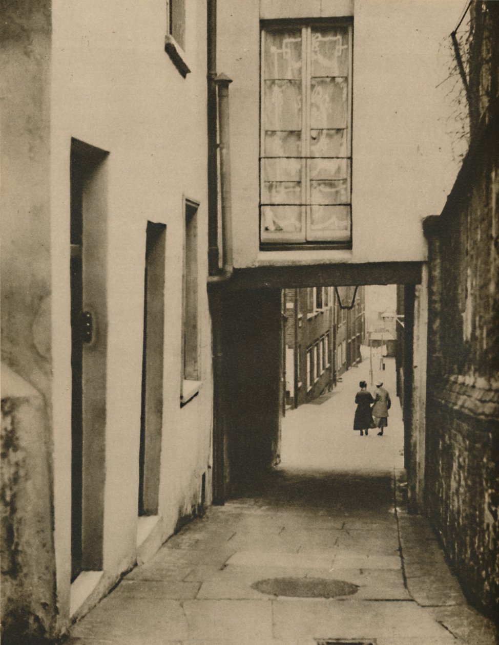 Katse alas Strand Lane -joelle päin, vuodelta 1935. tekijältä Unbekannt