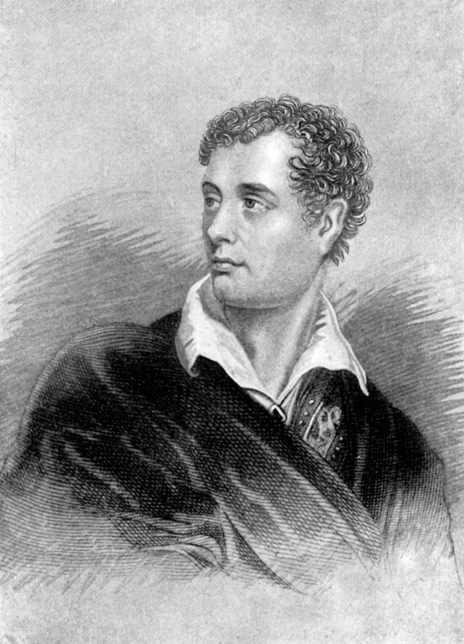 Lord Byron, angloskotlantilainen runoilija, 1912 tekijältä Unbekannt