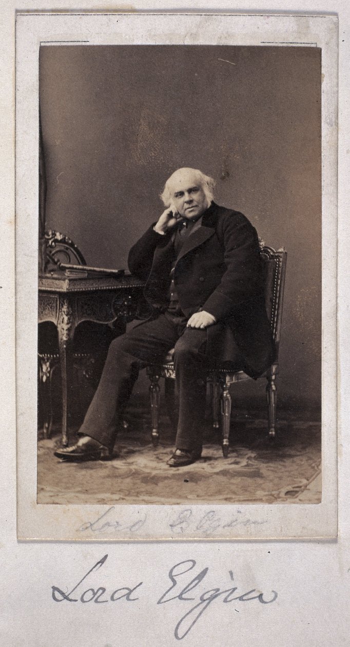 Lordi Elgin, brittiläinen diplomaatti, n. 1860 tekijältä Unbekannt