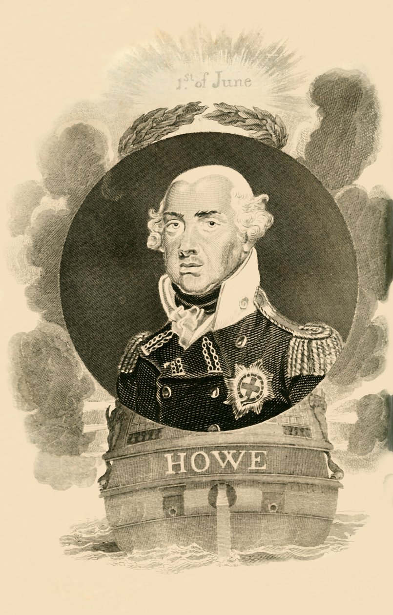Lord Howe, 1726-1799, 1816. tekijältä Unbekannt