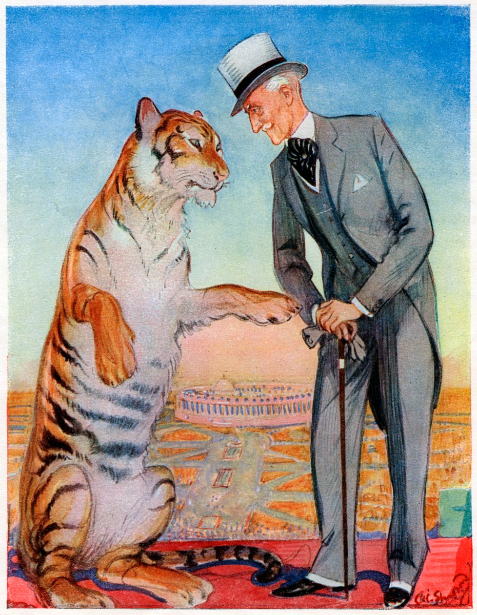 Lord Willingdon ja ystävä, 1934 tekijältä Unbekannt