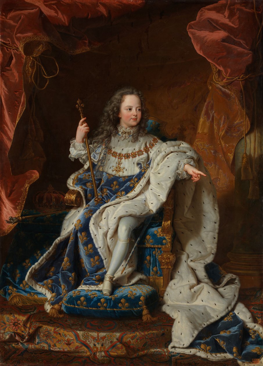 Ludvig XV 1710-1774 lapsena, n. 1716-24. tekijältä Unbekannt
