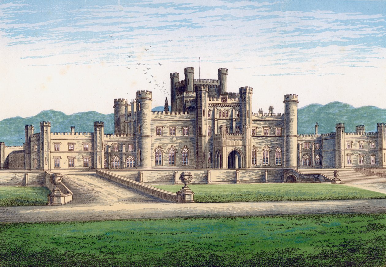 Lowtherin linna, Cumbria, 1800-luvun loppu tekijältä Unbekannt