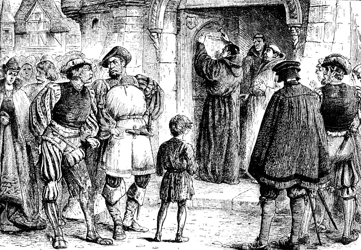 Lutherin protesti, 1517, 1909 tekijältä Unbekannt