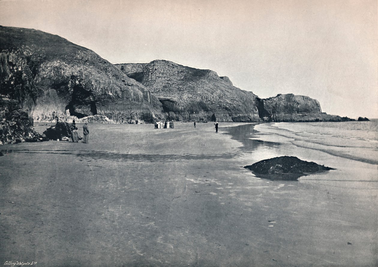 Lydstep - Kalliot ja ranta, 1895 tekijältä Unbekannt