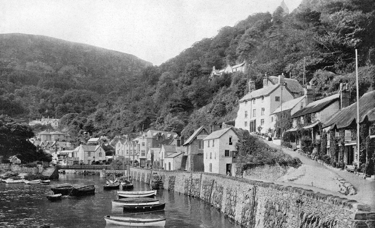Lynmouthin satama, Devon, 1924-1926 tekijältä Unbekannt