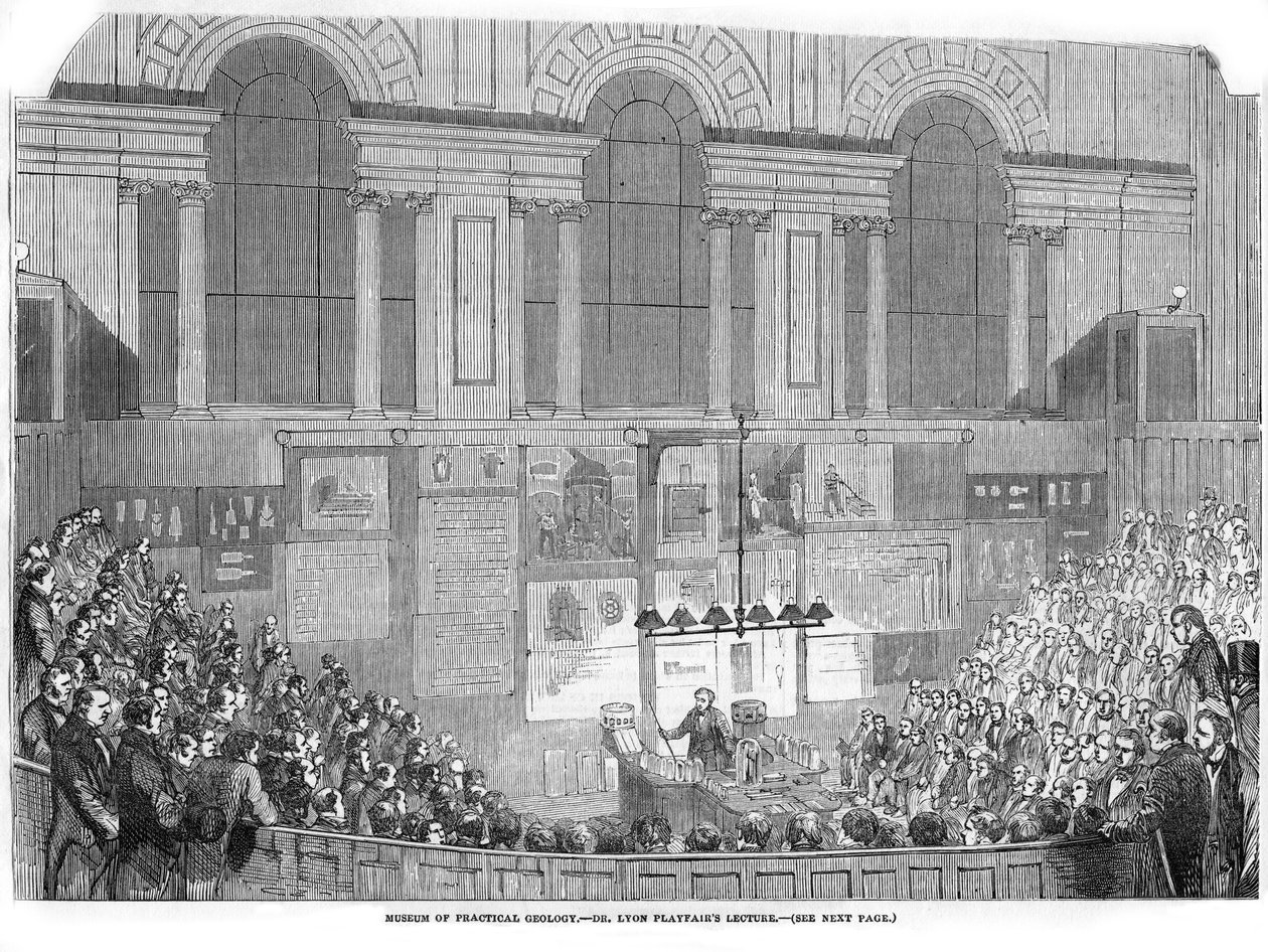 Lyon Playfair, skotlantilainen kemisti ja poliitikko, luennoi, 1852 tekijältä Unbekannt