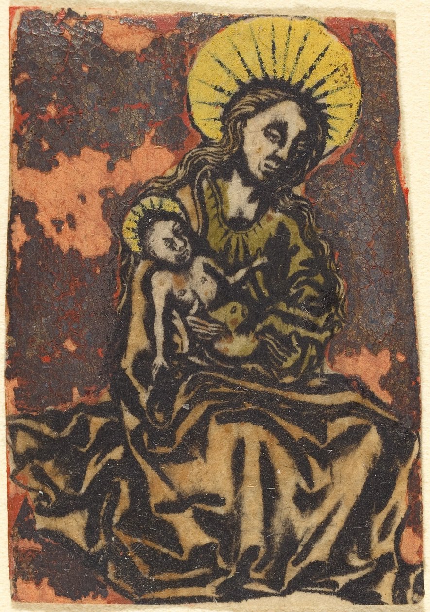 Madonna ja lapsi, n. 1480. tekijältä Unbekannt