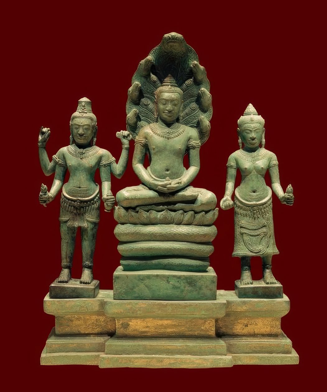 Mahayana buddhalainen kolmikko tekijältä Unbekannt