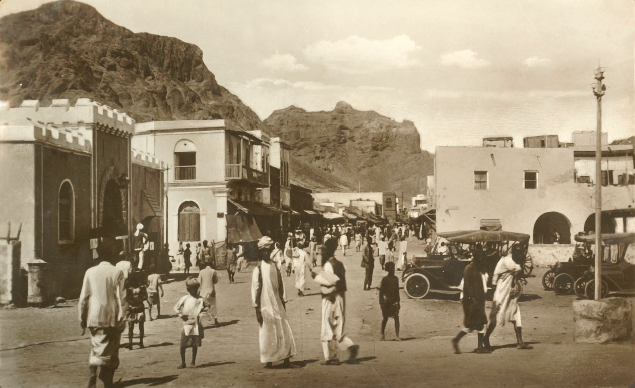 Main Street, Crater, Aden, c1918-c1939. tekijältä Unbekannt