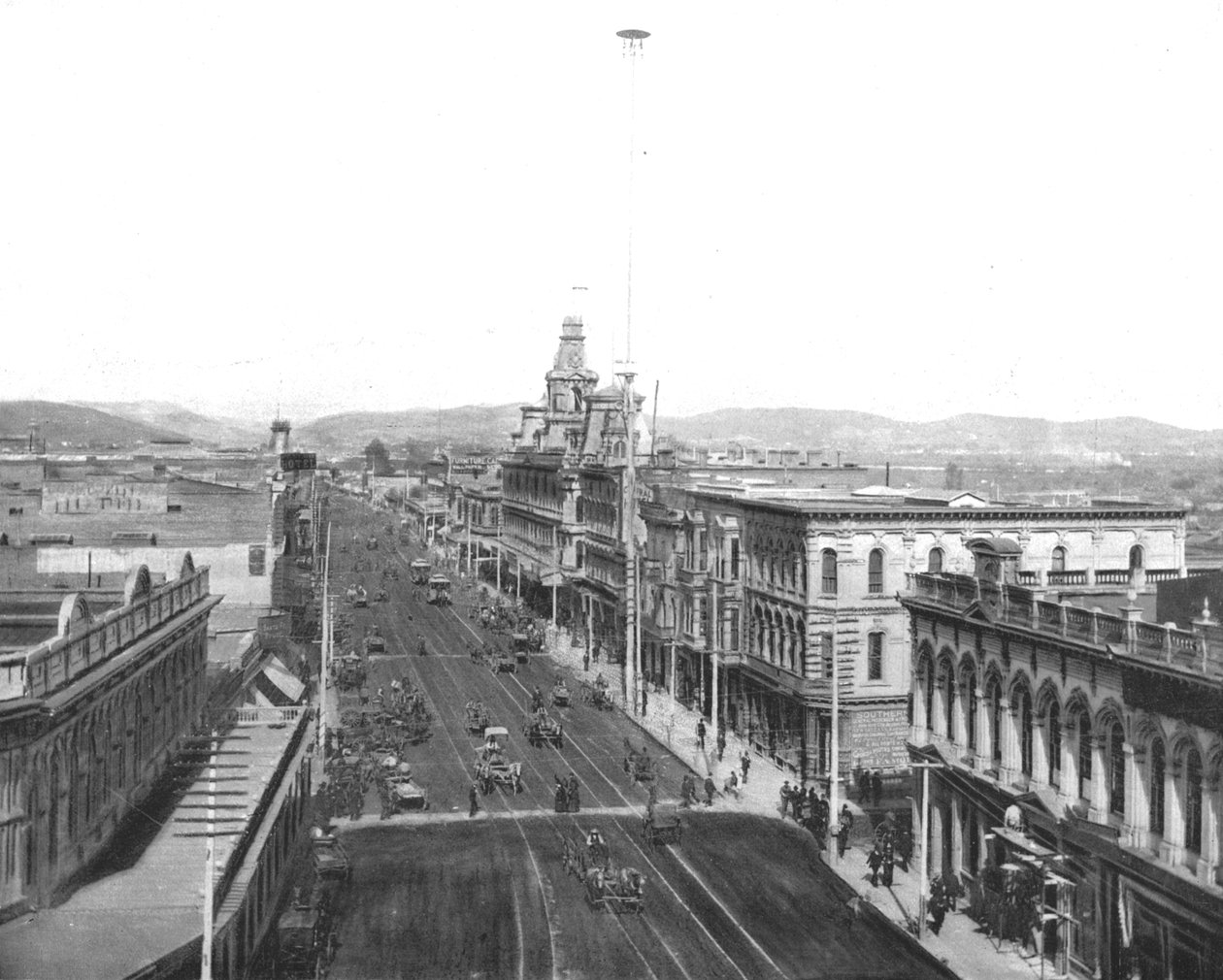 Main Street, Los Angeles, Kalifornia, USA, c1900. tekijältä Unbekannt