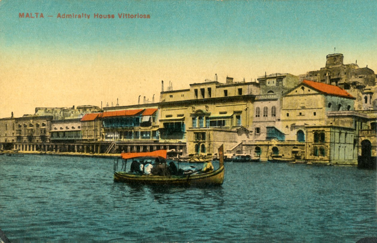 Malta - Admirality House Vittoriosa, c1918-c1939. tekijältä Unbekannt