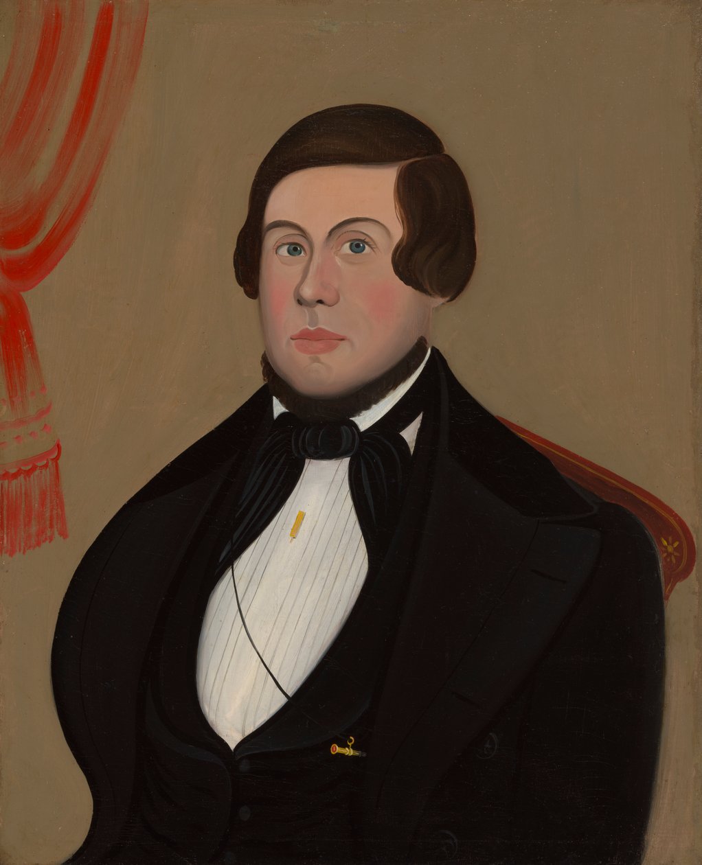 Mies kultakynällä, n. 1850. tekijältä Unbekannt
