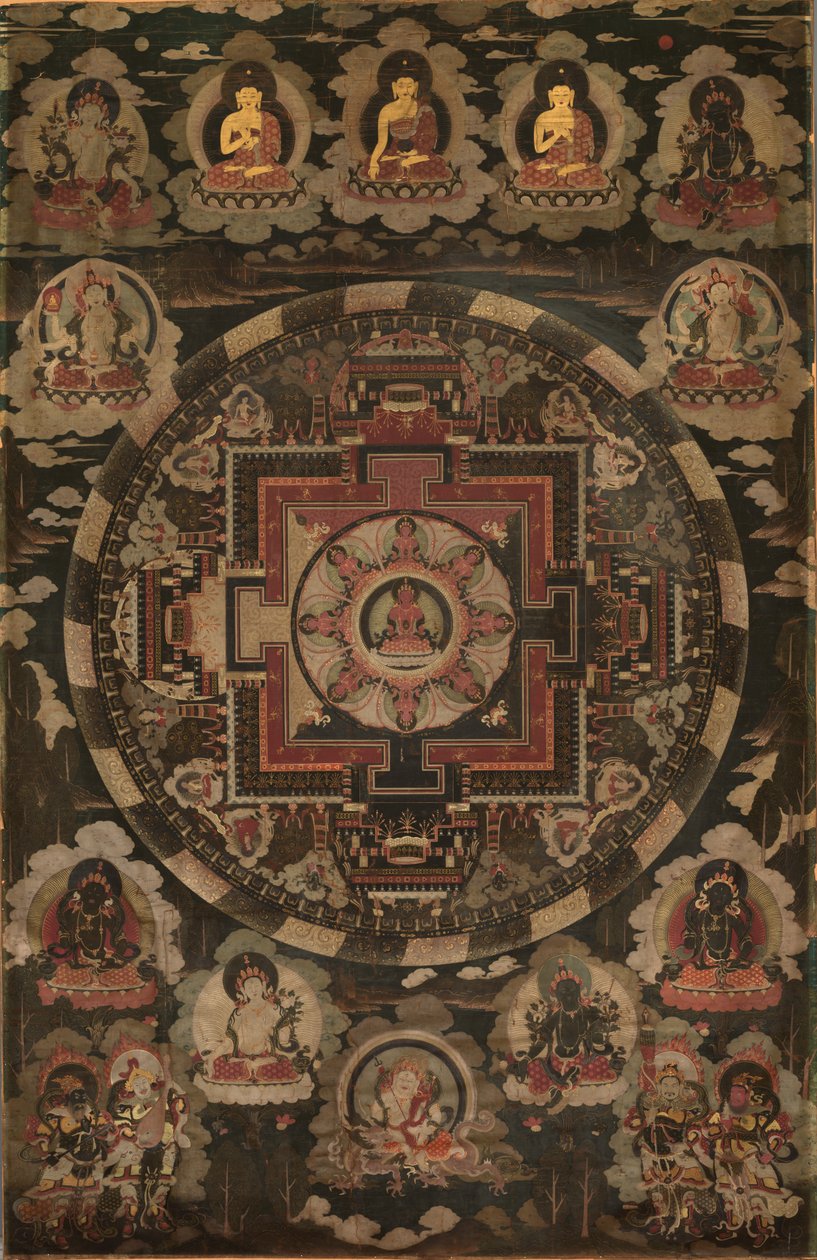Mandala, 1700-luvun alku. tekijältä Unbekannt