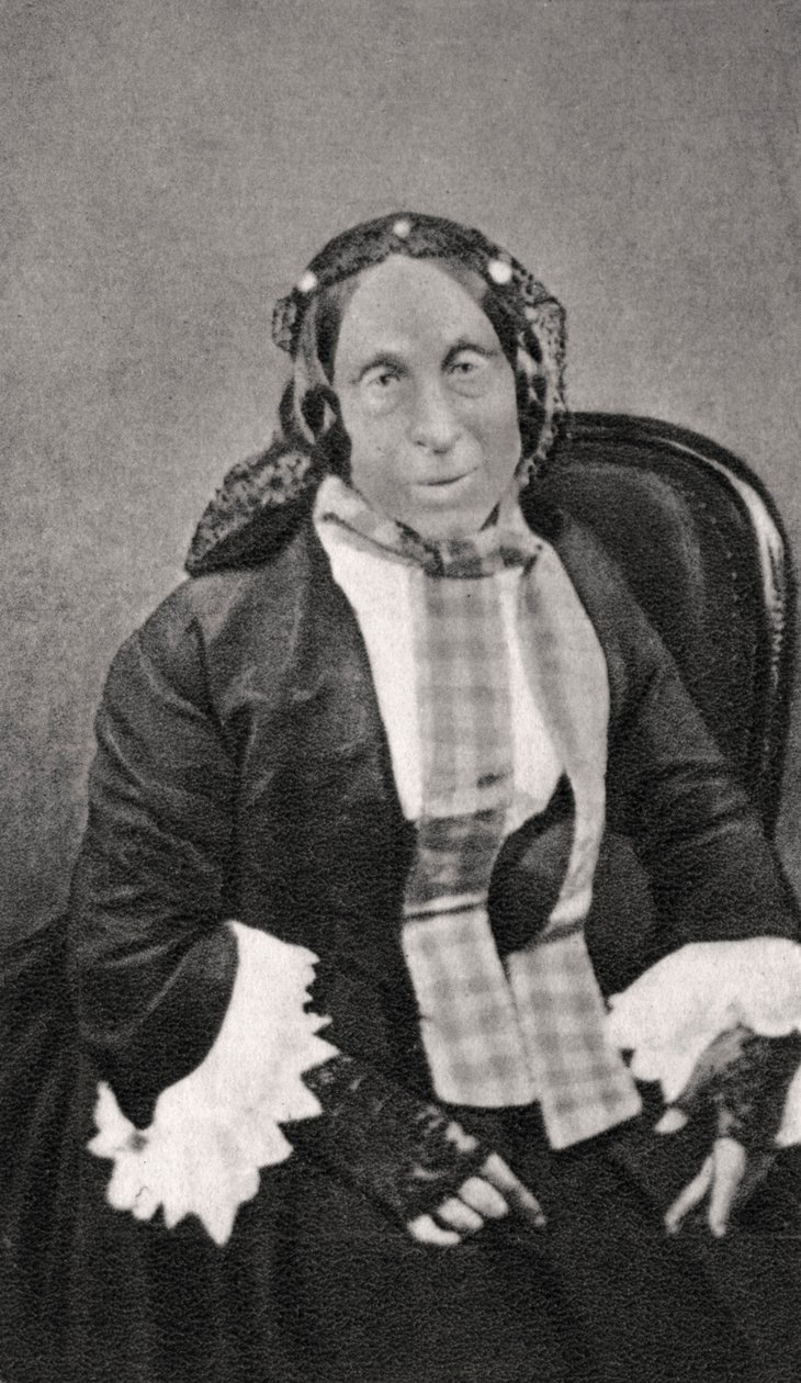 Marceline Desbordes-Valmore, ranskalainen runoilija, 1859 tekijältä Unbekannt