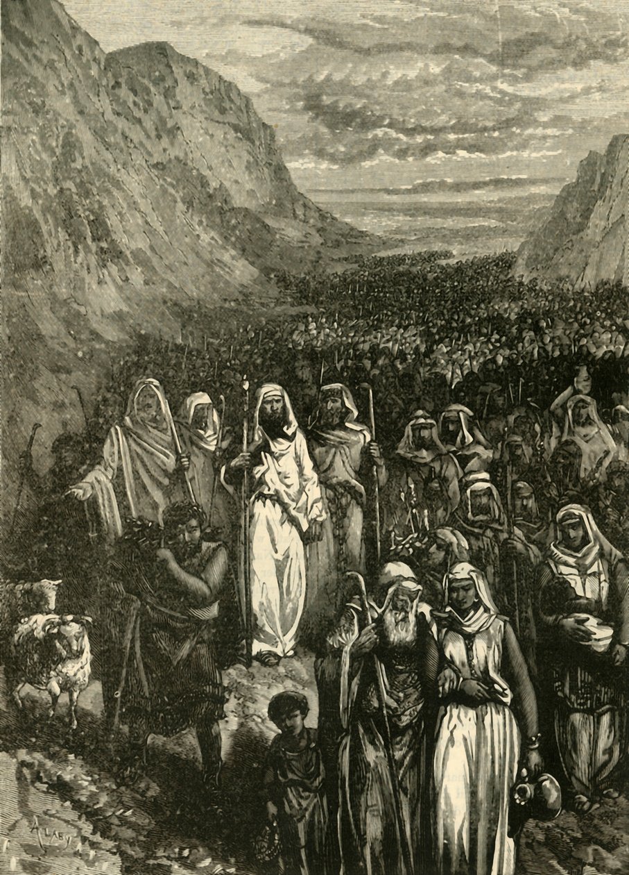 Israelilaisten maaliskuu, 1890. tekijältä Unbekannt