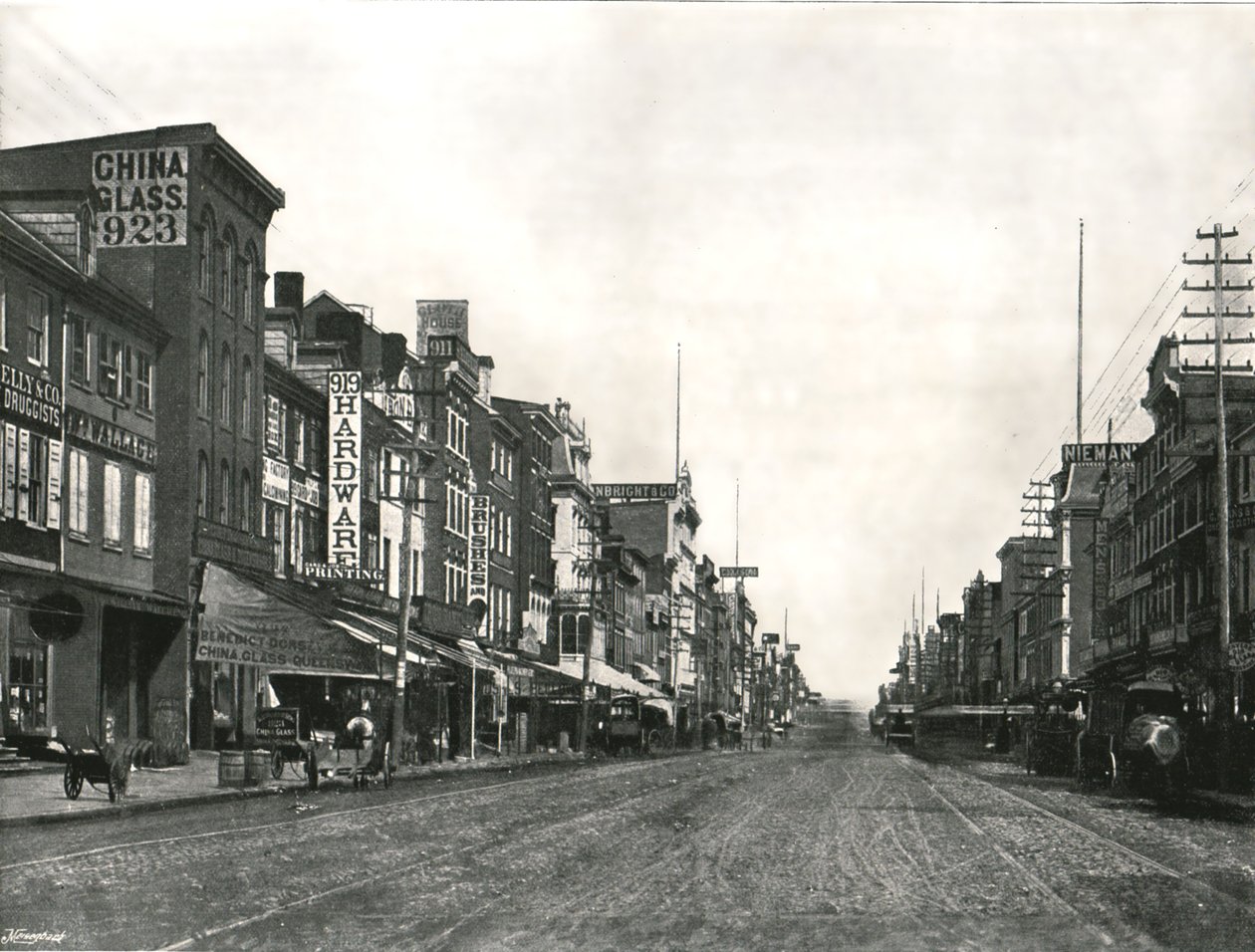 Market Street, Philadelphia, USA, 1895. tekijältä Unbekannt