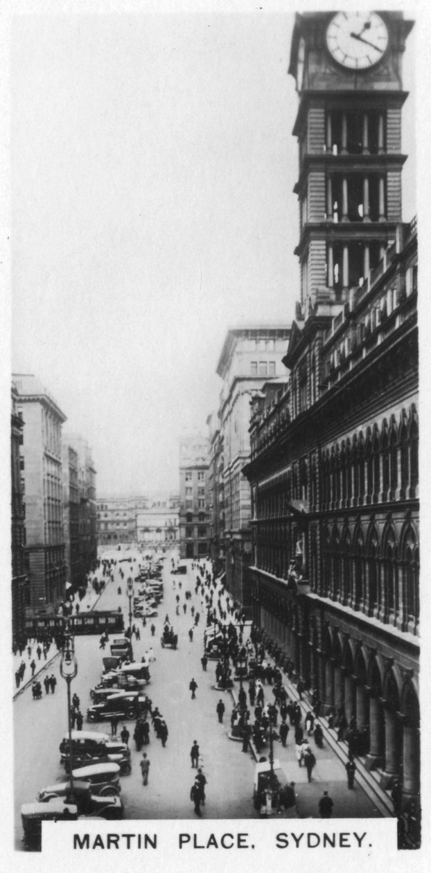 Martin Place, Sydney, 1928 tekijältä Unbekannt