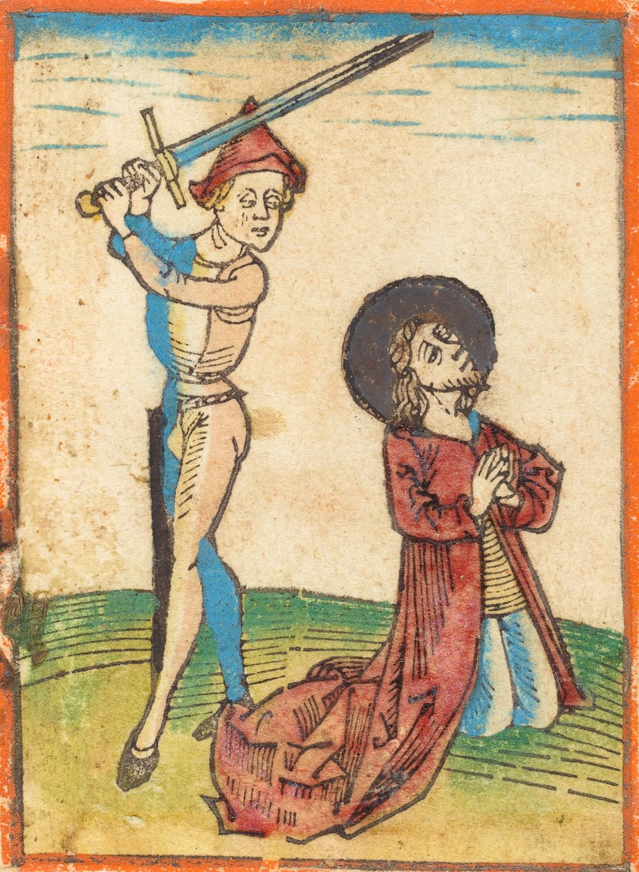 Pyhän marttyyrikuolema, n. 1480. tekijältä Unbekannt
