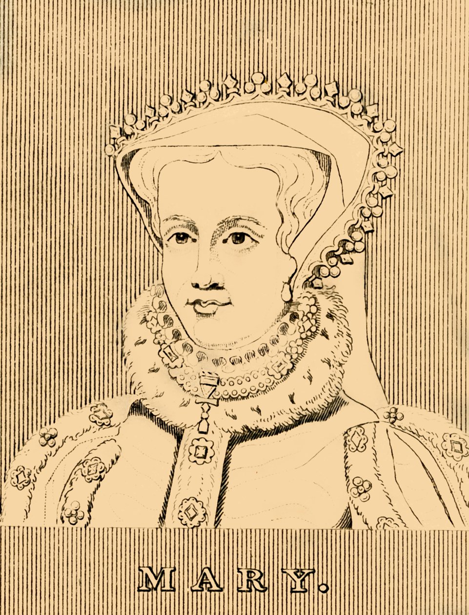 Maria, 1516-1558, 1830. tekijältä Unbekannt